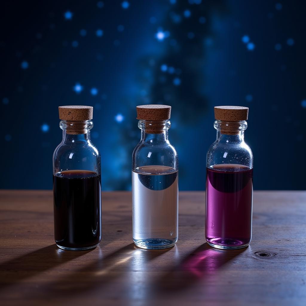 Dreamless Sleep Potion Colors: Black, Silver, Purple