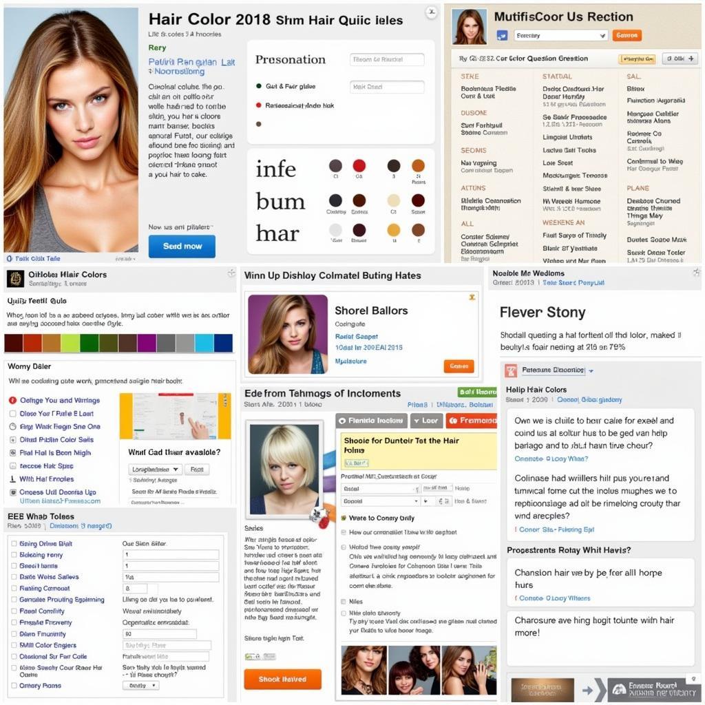 Finding the perfect hair color through online tests