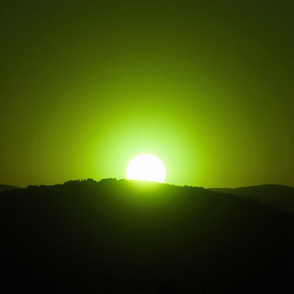 Green Flash Sunset Phenomenon