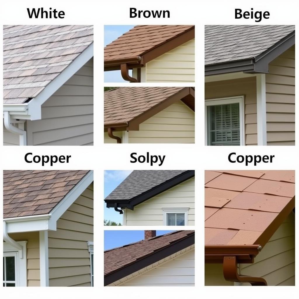 Various Gutter Color Options for Home Exteriors