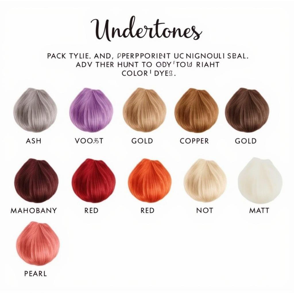 Hair Color Tone Chart: Exploring Undertones