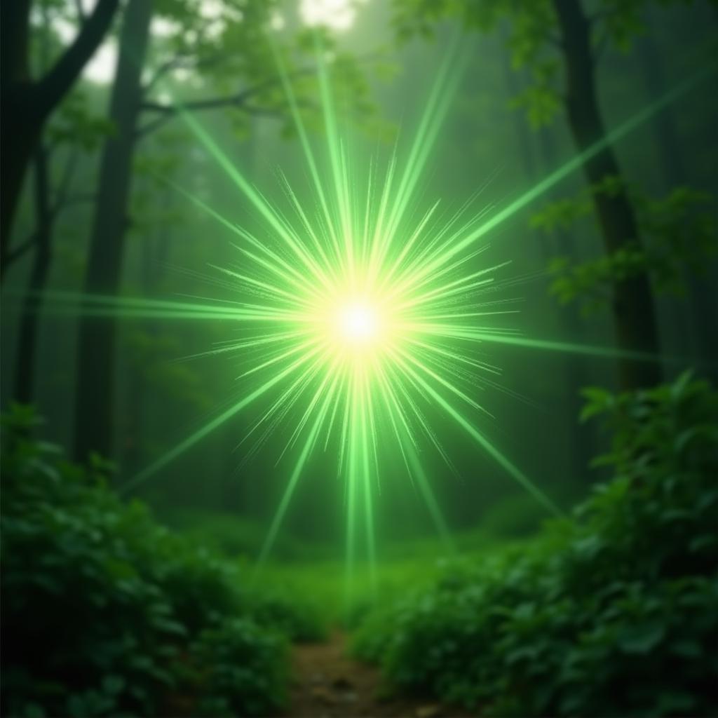 Heart Chakra Green Energy Flow