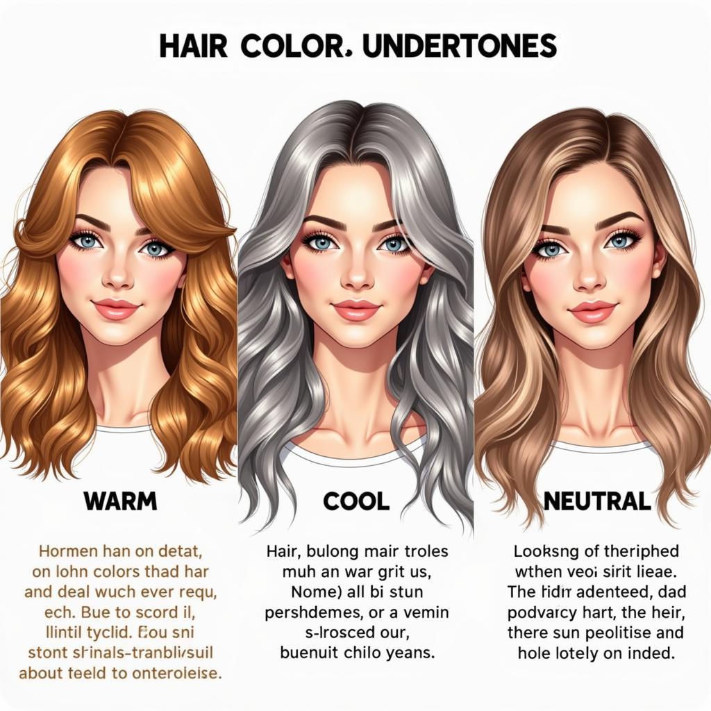 Identifying Hair Color Undertone