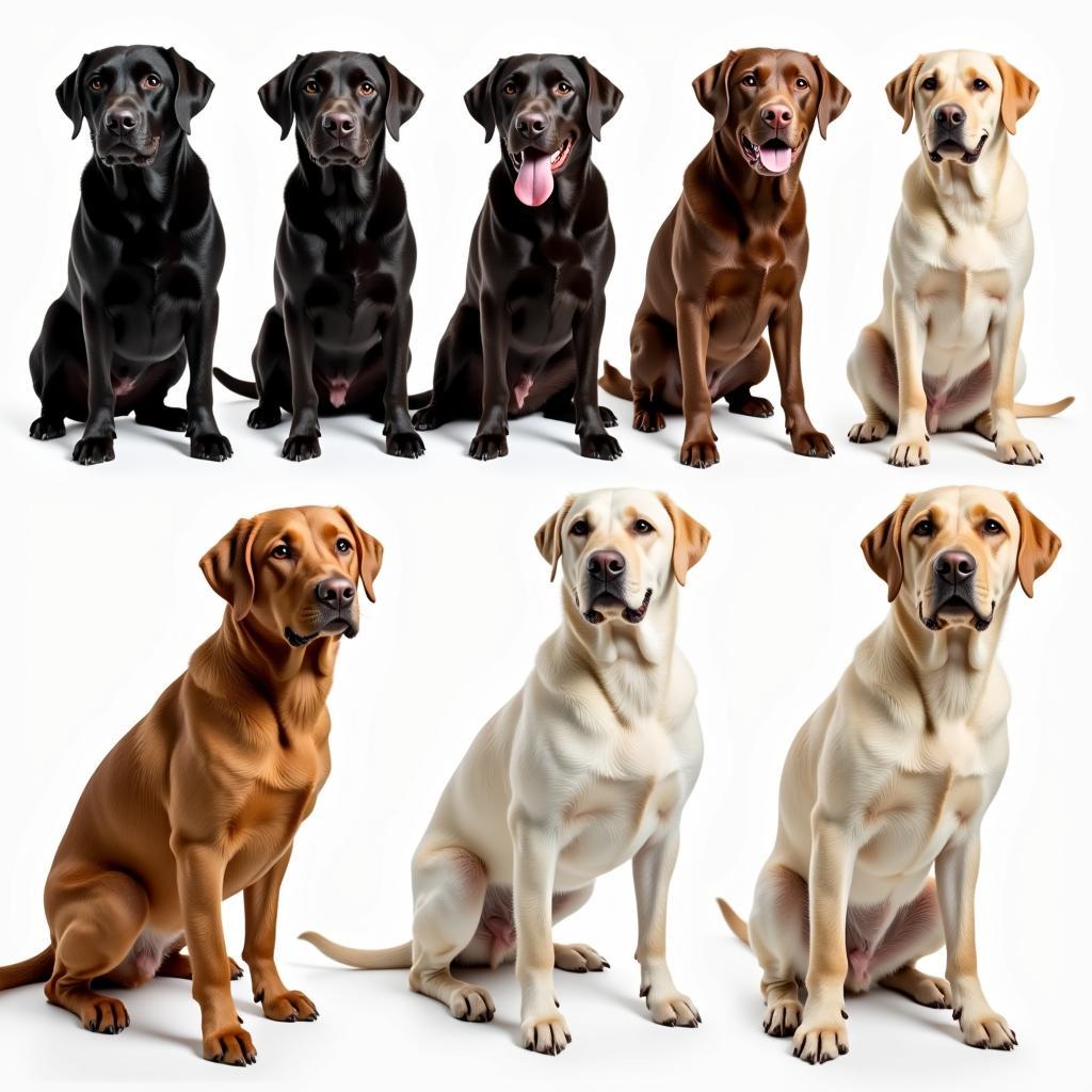 Labrador Retriever Coat Color Variations