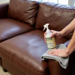 Preparing a Leather Couch for Color Change