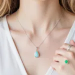 Libra Birthstone Jewelry: Necklace and Ring