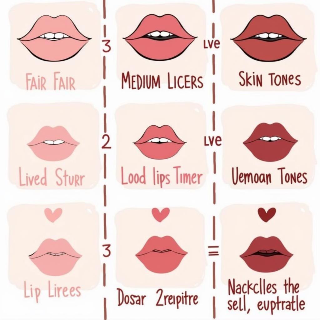 Lip Liner Shades for Various Skin Tones