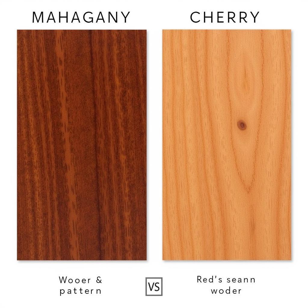 Mahogany vs. Cherry Wood Comparison