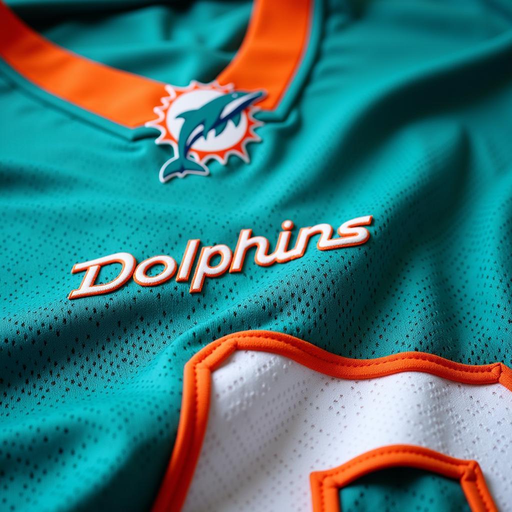 Miami Dolphins Jerseys in Aqua and Orange