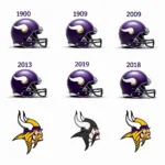 Minnesota Vikings Helmet and Logo Evolution Through the Years