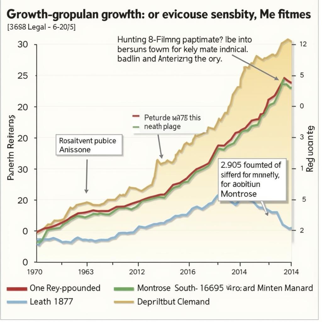 Montrose Colorado Population Growth Chart over Time