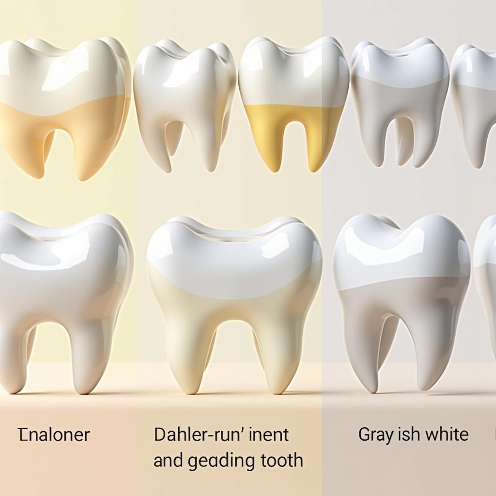 Natural Teeth Color Variations