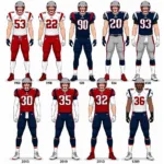 New England Patriots Color Evolution Throughout History