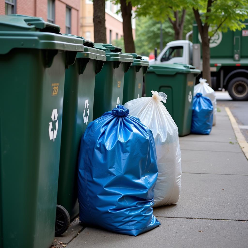 NYC Recycling Bins and Bags