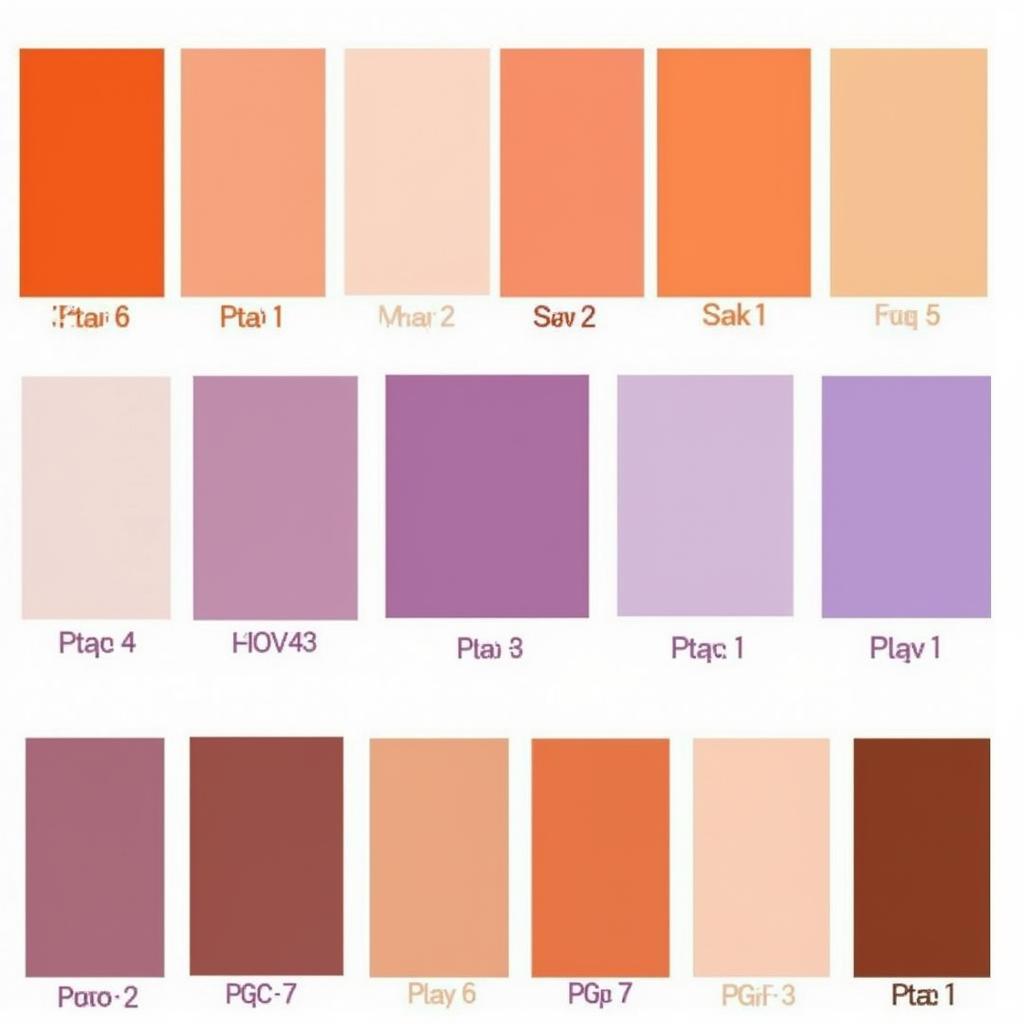 Orange and Purple Color Palette Examples