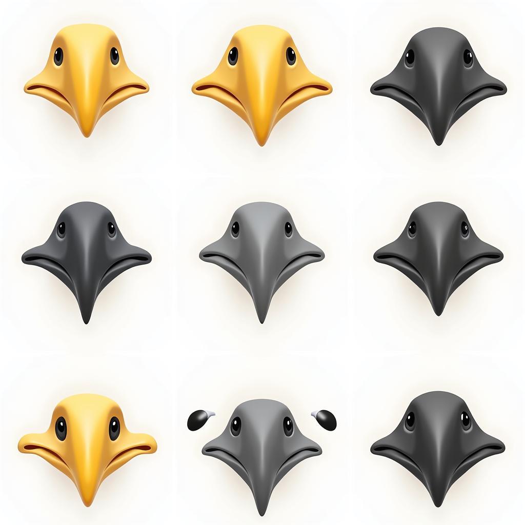 Owl Beak Color Variations Across Different Species