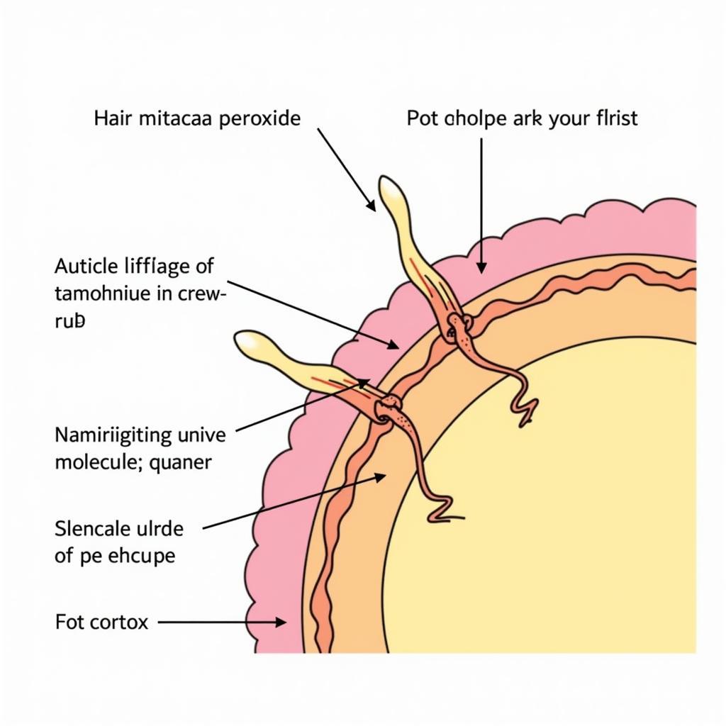 Permanent Hair Color Process: Ammonia and Peroxide Action