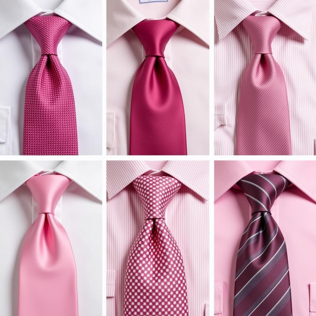 Matching Ties with Pink Shirts