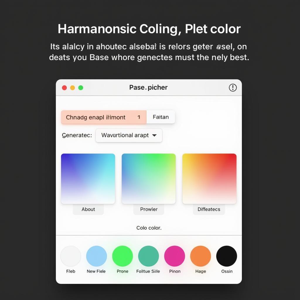 Using Procreate's Harmonic Color Picker