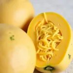 Ripe Spaghetti Squash Color: Pale Yellow to Deep Golden