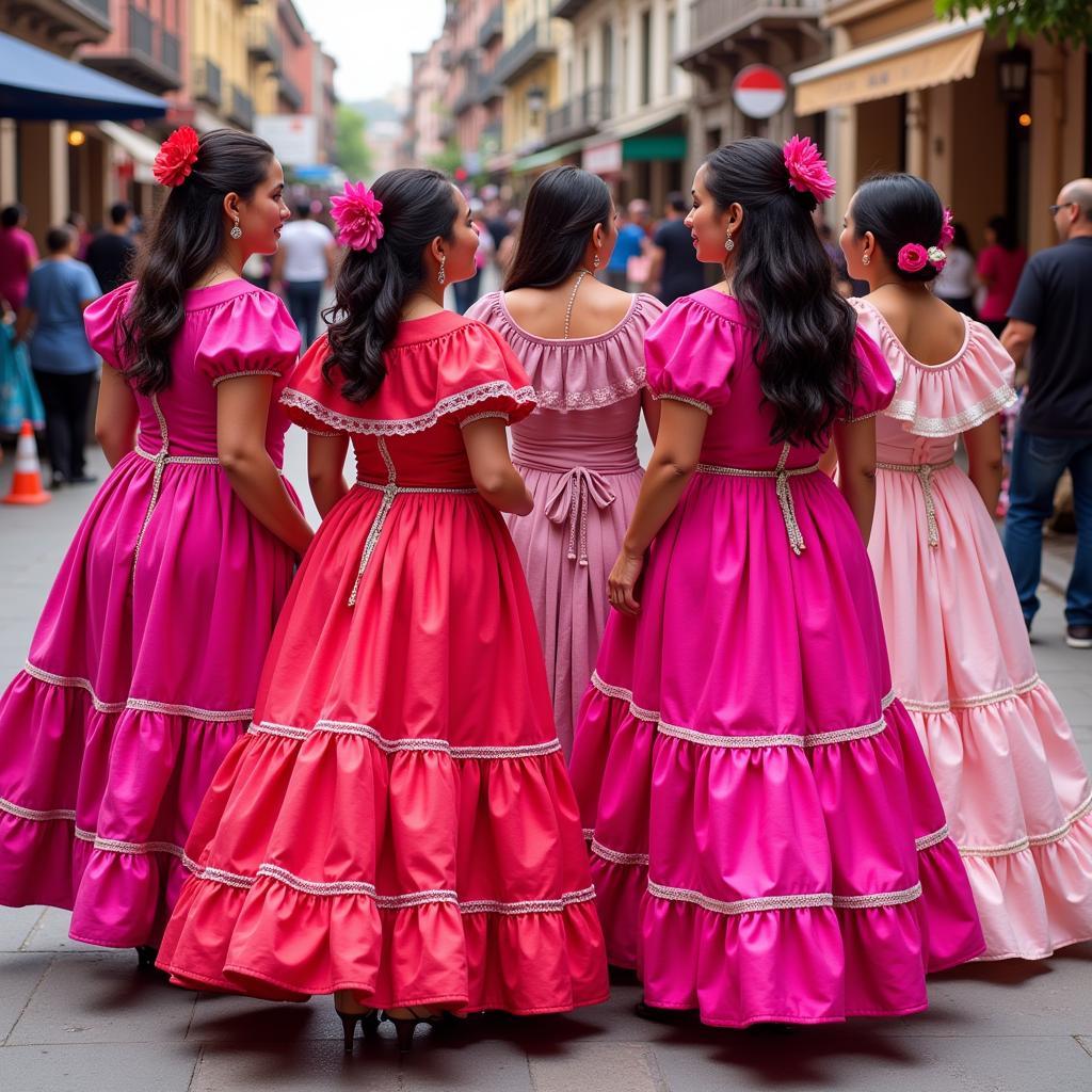 Rosa Mexicano in Traditional Mexican Dress