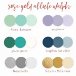 Rose Gold Color Palette Combinations: Explore various color schemes that complement rose gold, from soft pastels to rich jewel tones.