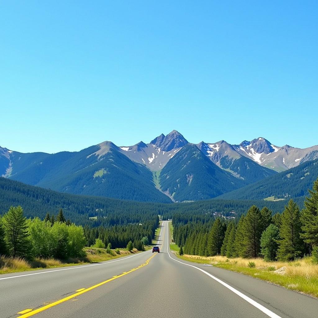 Scenic Drive Between Boulder and Colorado Springs