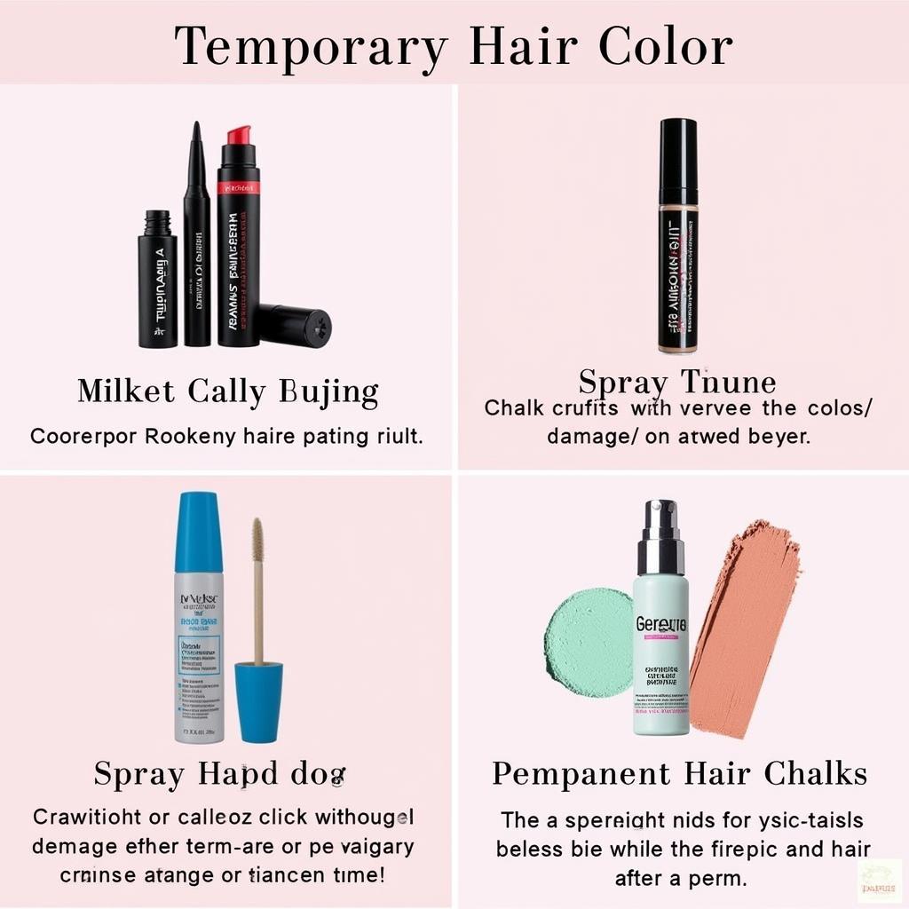 Temporary Hair Color Options