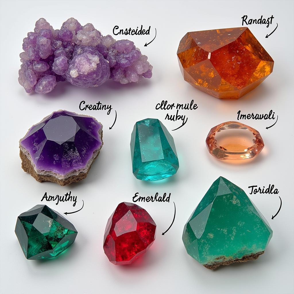 Trace Minerals Influencing Crystal Color