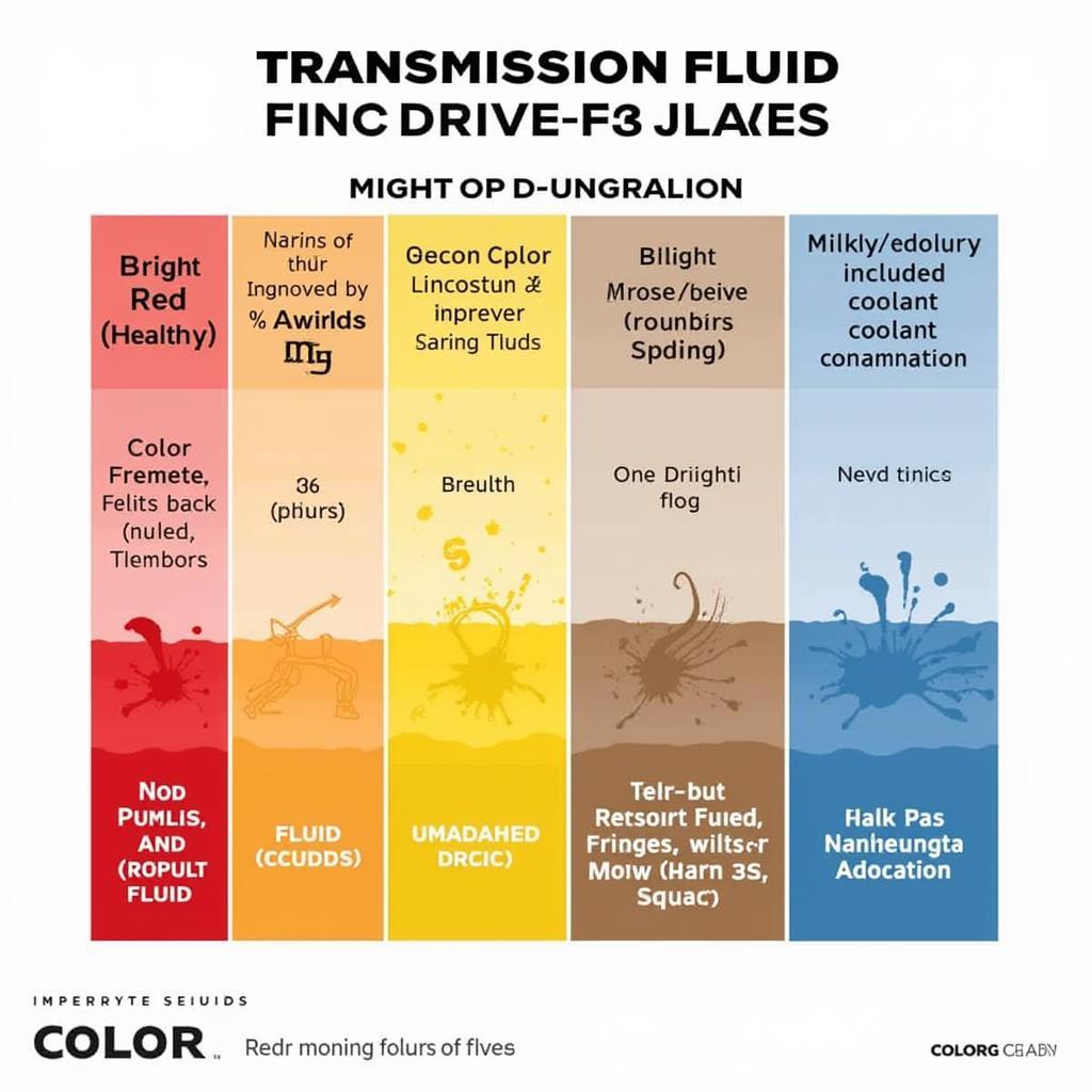 Transmission Fluid Color Chart