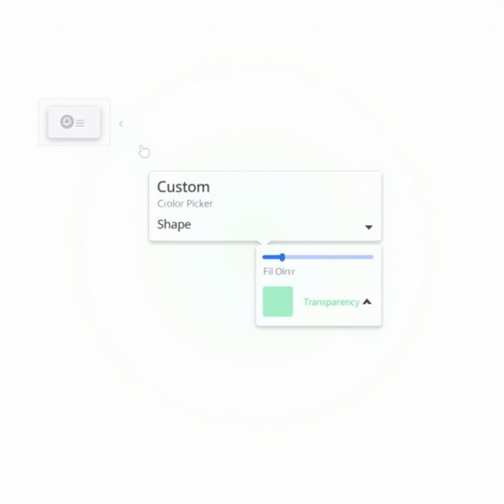 Adjusting Transparency Slider for Shape Fill in Google Slides