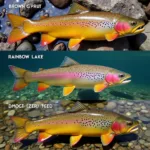 Trout Color Variations in Different Environments