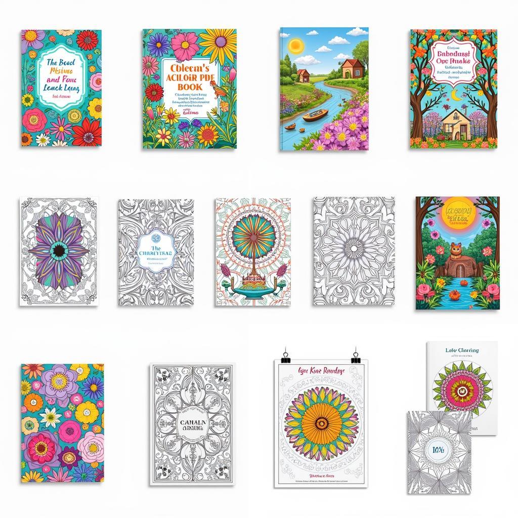 Different Types of Coloring Books