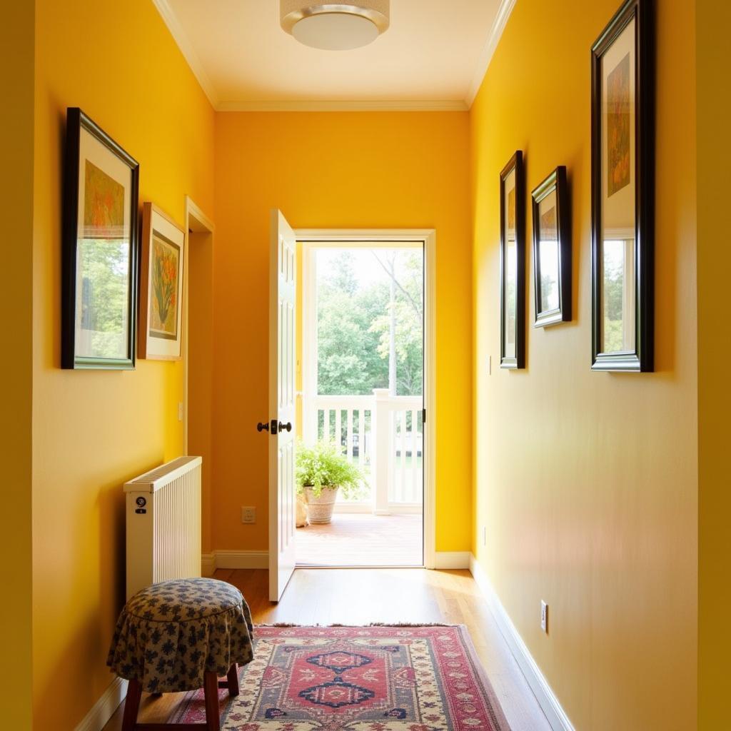 Vibrant Hallway Paint Colors