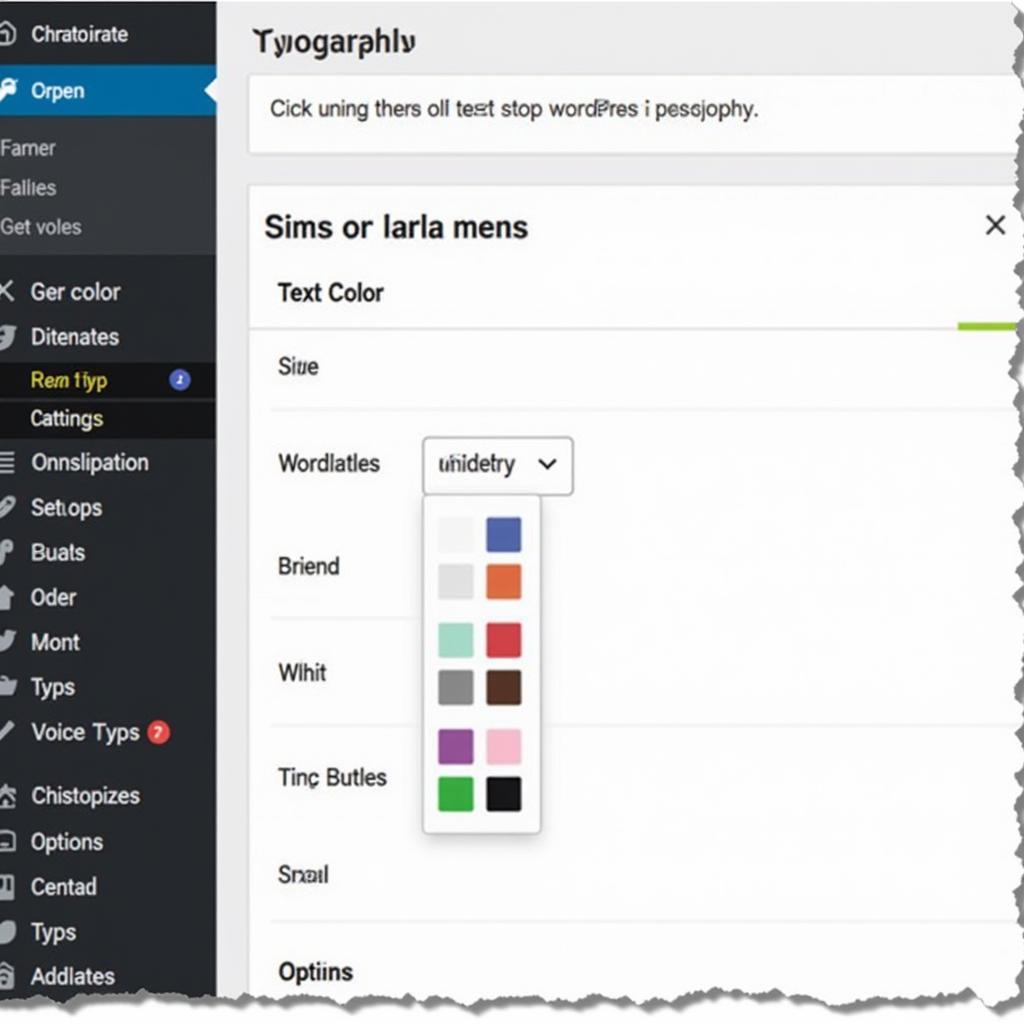 Changing text color using the WordPress customizer