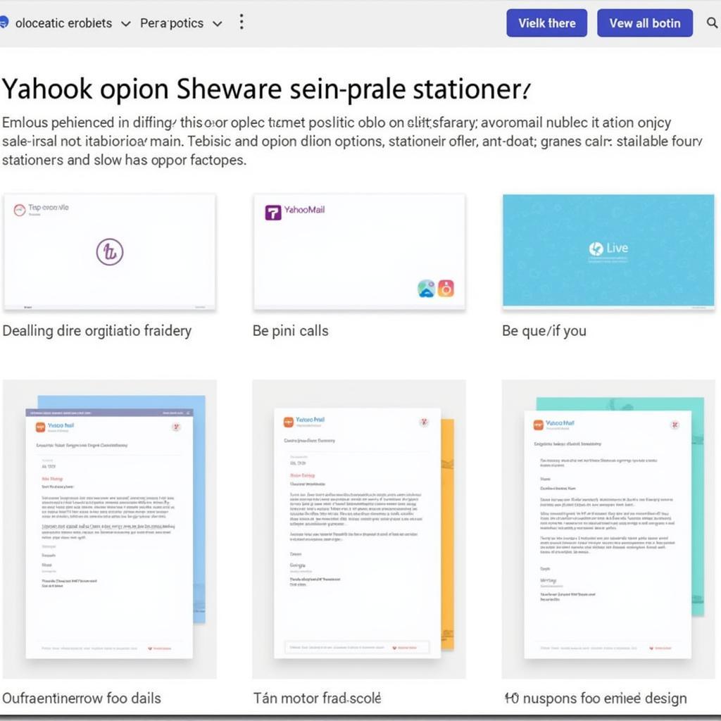 Exploring Yahoo Mail Stationery Options