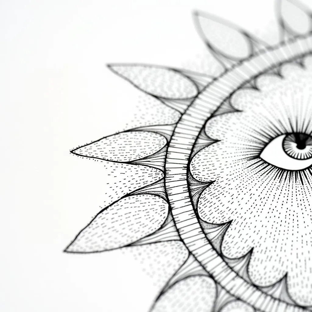 Adding depth and dimension to a coloring page