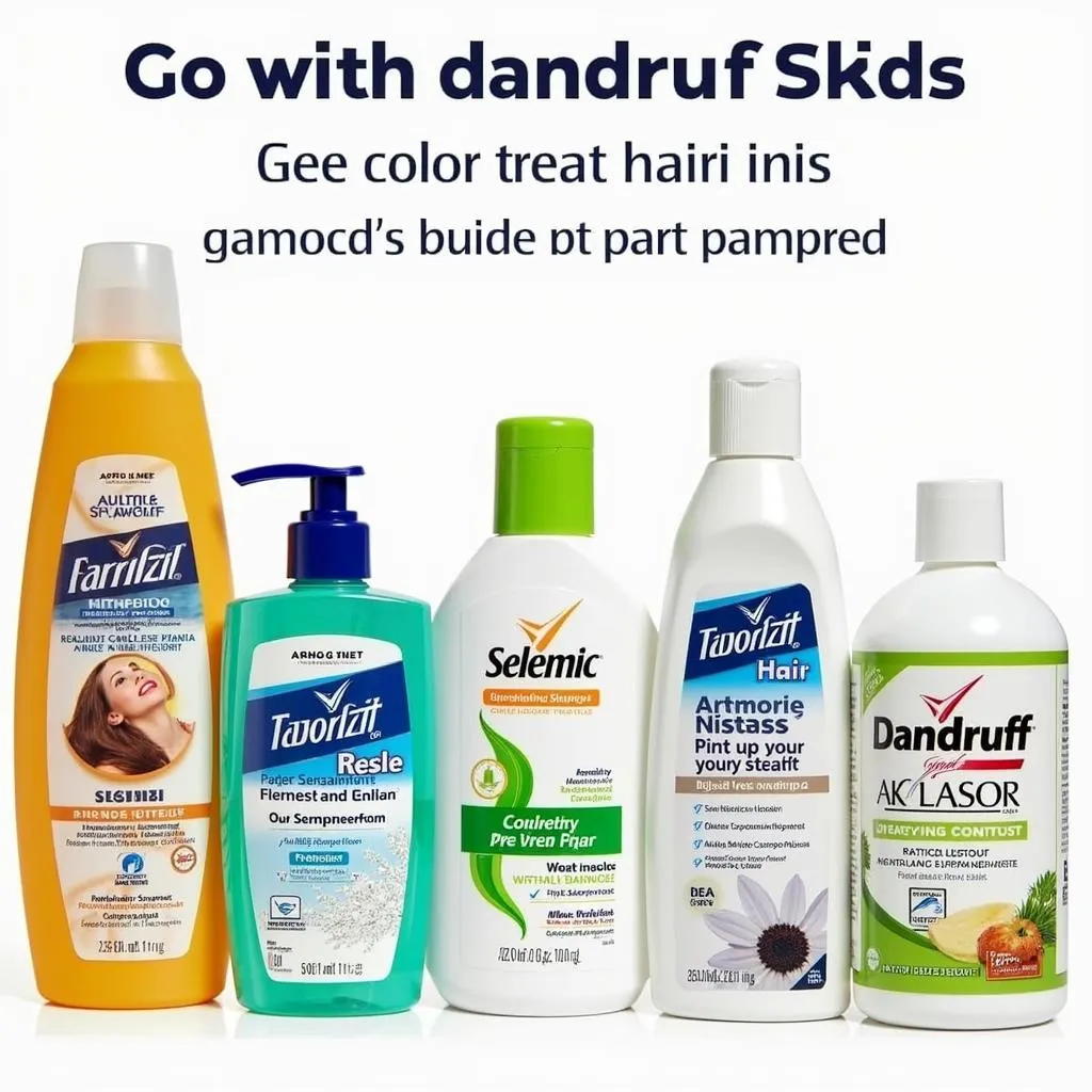 Various Anti-Dandruff Shampoos for Color-Treated Hair