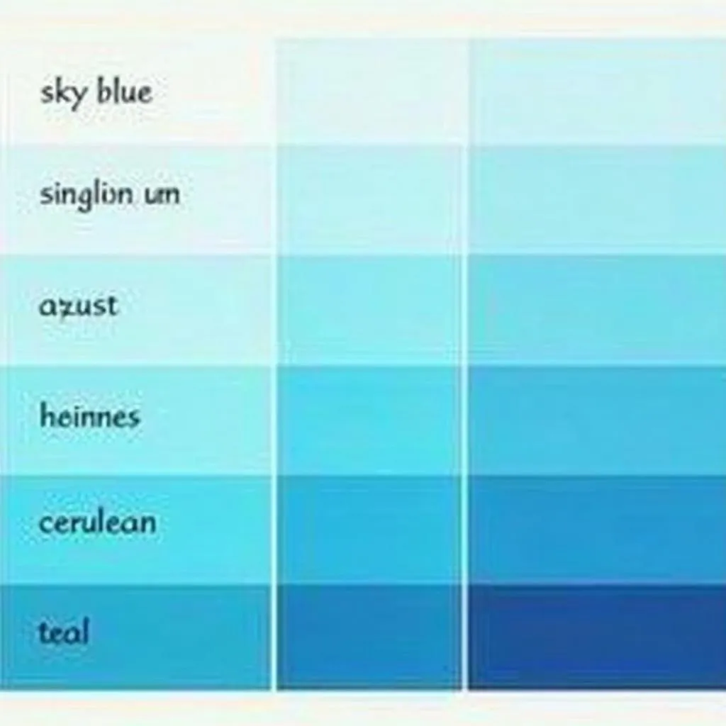 Azure Color Palette