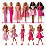 Barbie dolls through the decades