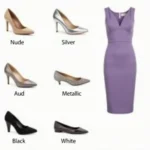 Best Shoe Colors for a Lavender Dress