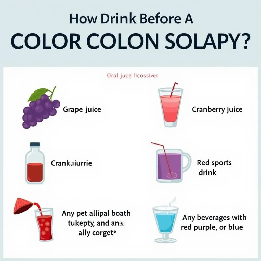 Liquids to Avoid Before Colonoscopy