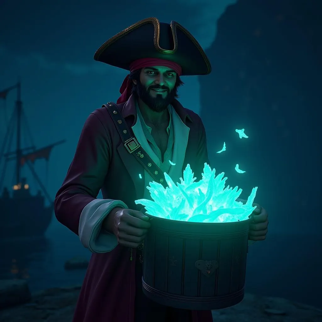 Bioluminescent Fish Sea of Thieves