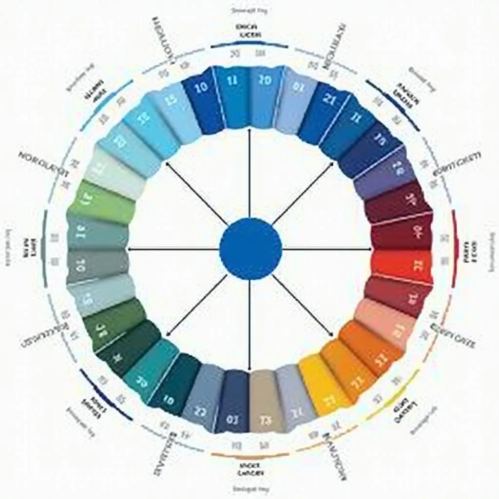 Blue Color Wheel Combinations