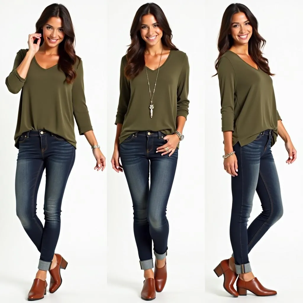 Casual Labor Day Outfit with Earthy Tones