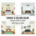 Choosing the Right Ceiling Color for Furniture