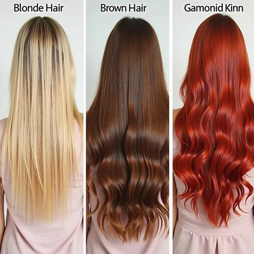 Color Depositing Shampoo on Different Hair Types