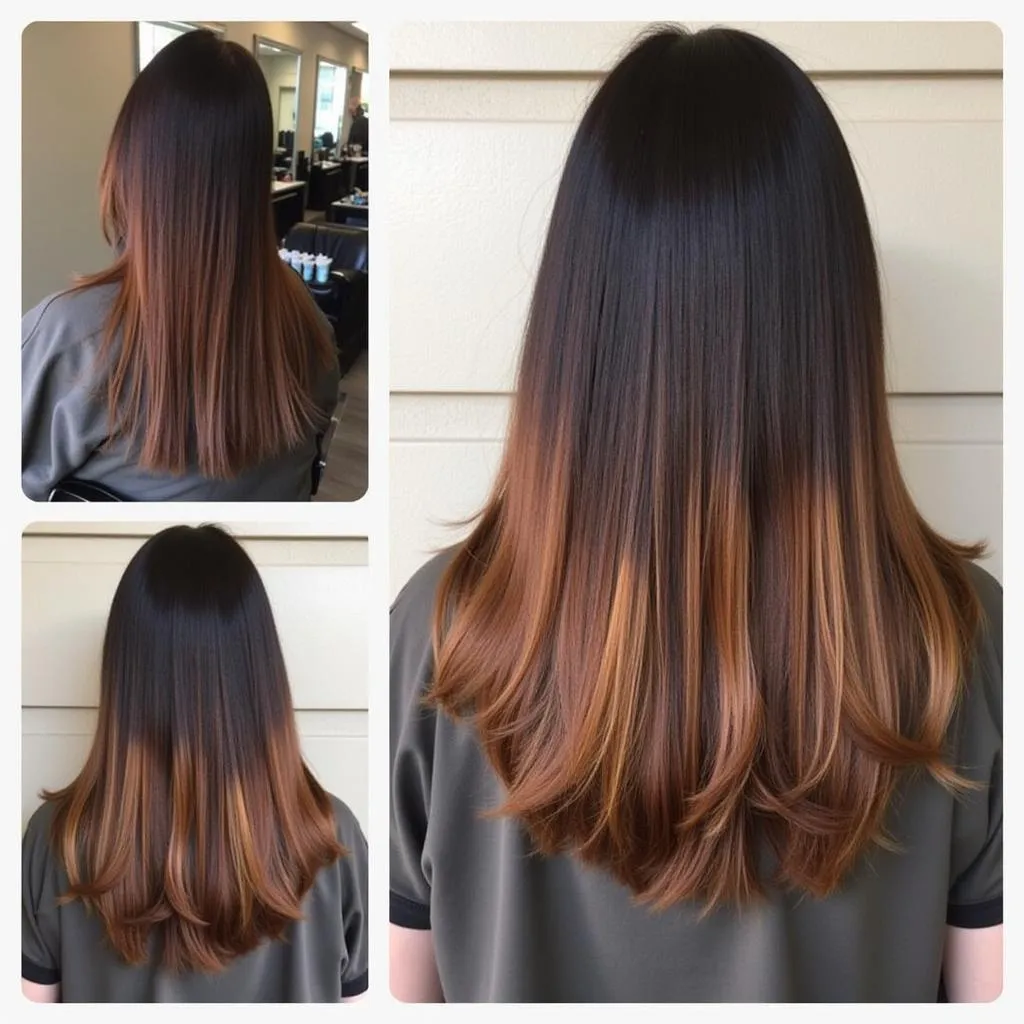 Color Melting for Brunette Hair