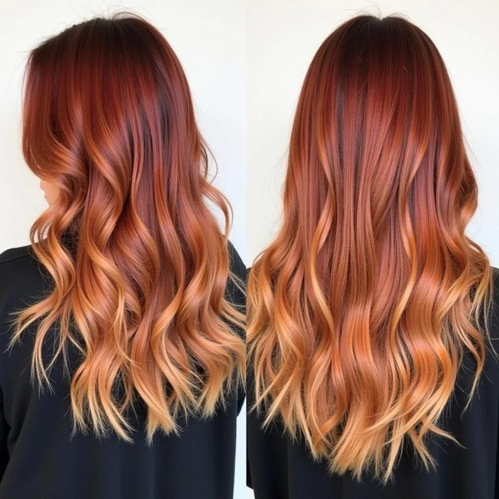 Color Melting for Red Hair