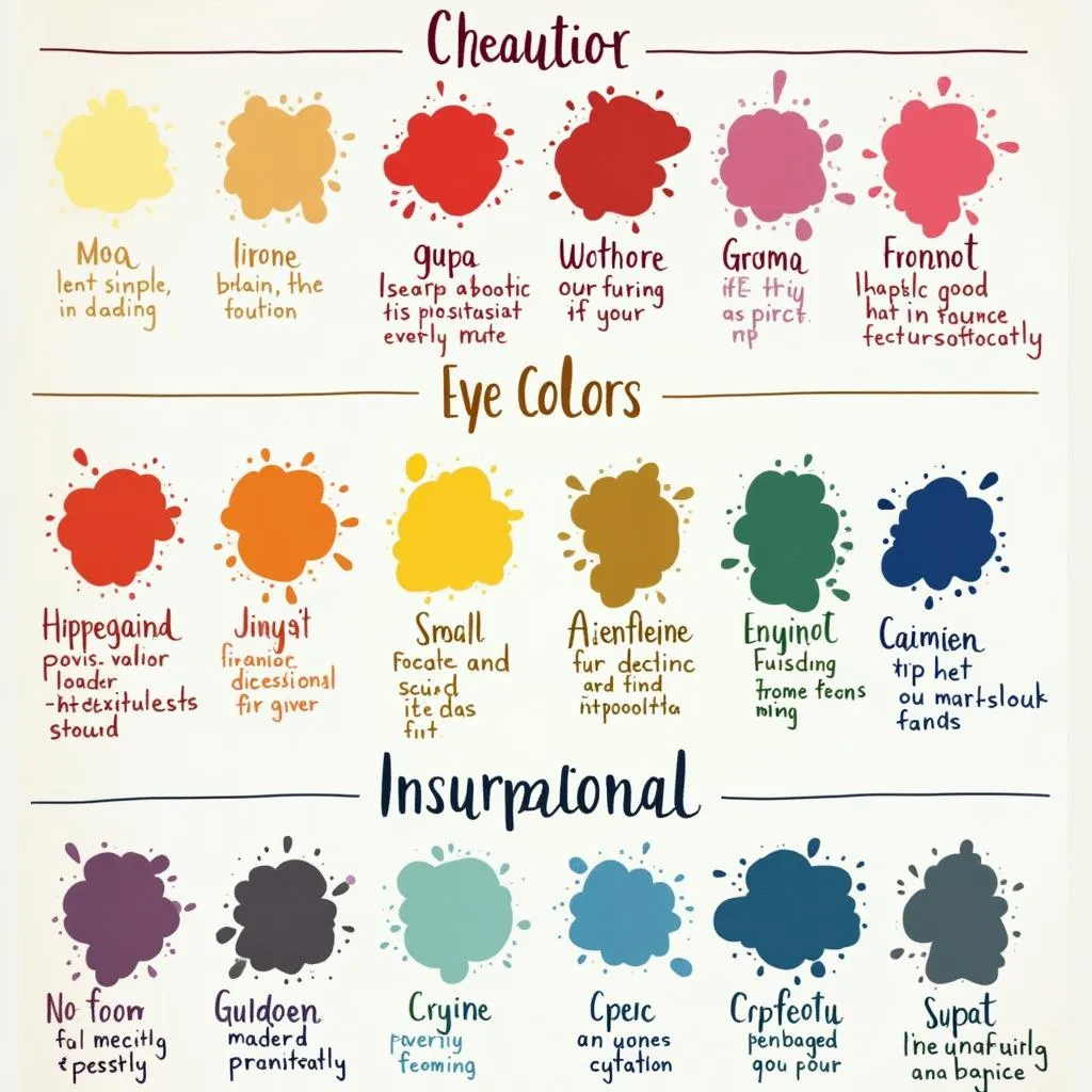 Color Psychology Chart